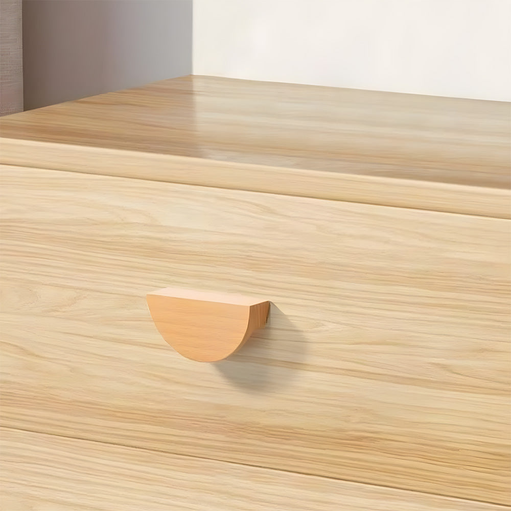 Modern Semi-Circle Wooden Drawer Handles