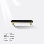 Modern Shell Inlay T-Bar Cupboard Handles and Knobs