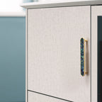 Modern Shell Inlay T-Bar Cupboard Handles and Knobs