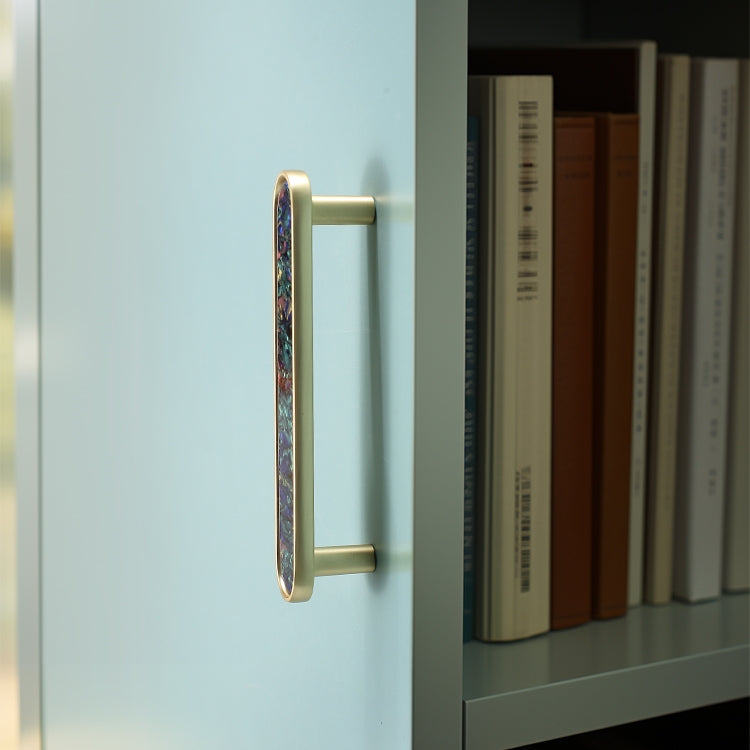 Modern Shell Inlay T-Bar Cupboard Handles and Knobs