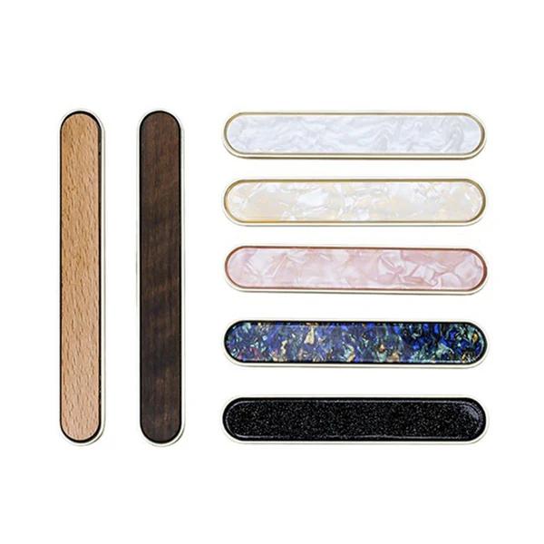 Modern Shell Inlay T-Bar Cupboard Handles and Knobs