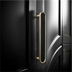 Modern Shell Inlay T-Bar Cupboard Handles and Knobs