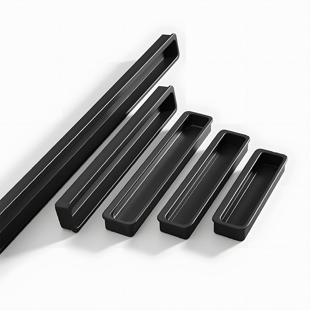 Modern Slotted Recessed Cupboard Handles for Sliding Doors
