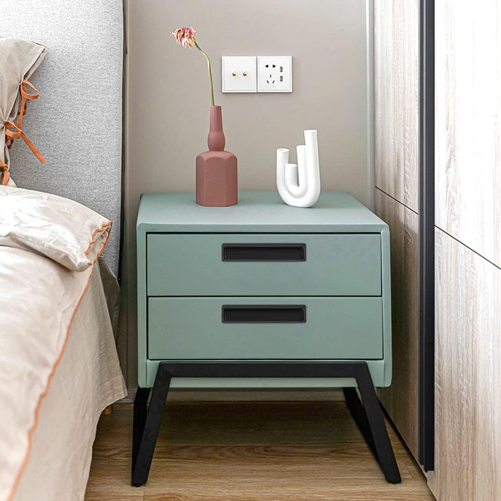 Modern Slotted Recessed Cupboard Handles for Sliding Doors