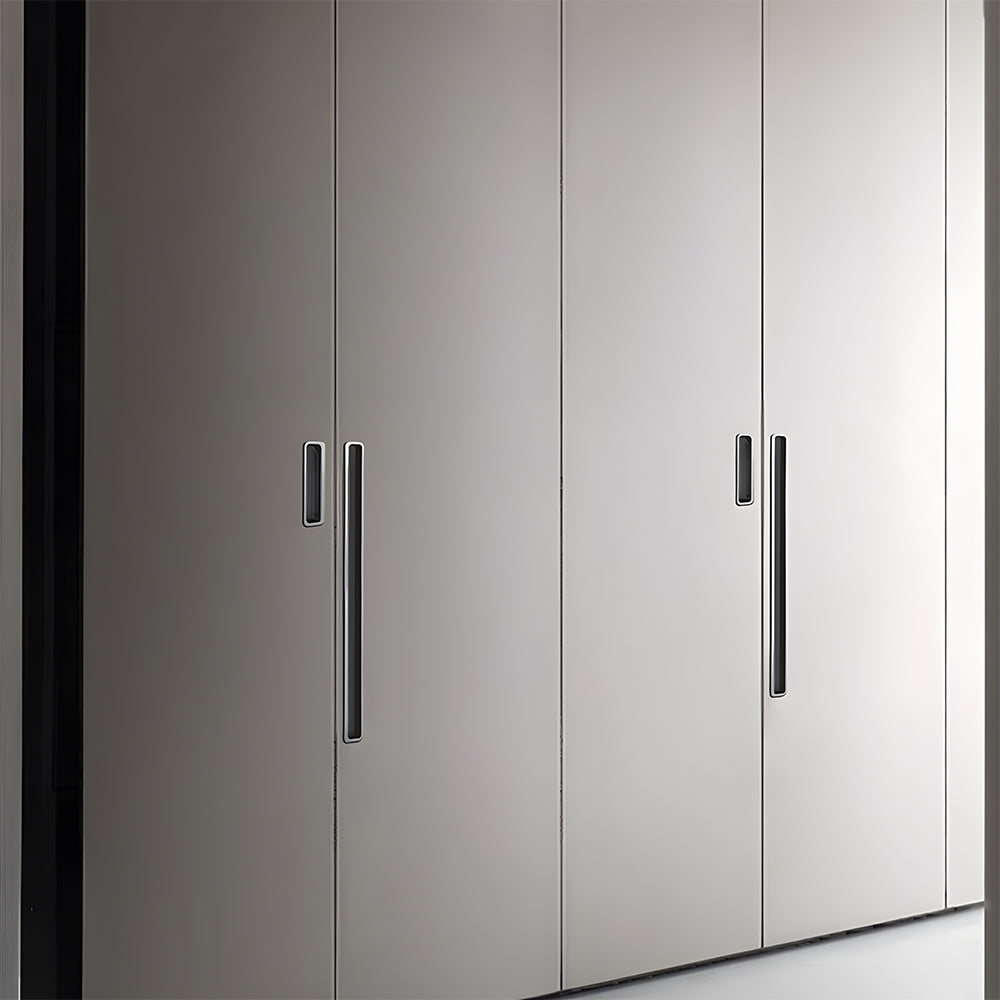 Modern Slotted Recessed Cupboard Handles for Sliding Doors
