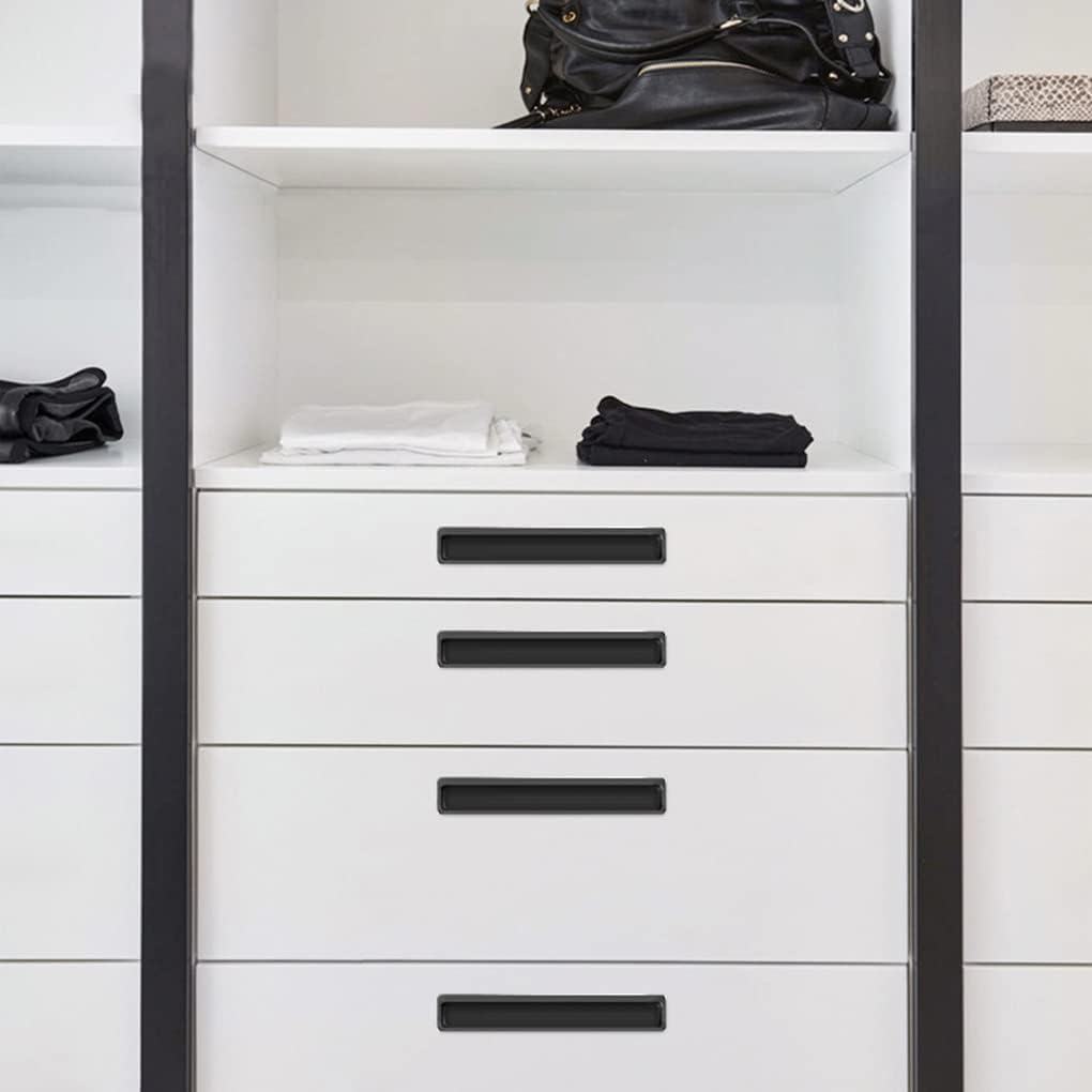 Modern Slotted Recessed Cupboard Handles for Sliding Doors
