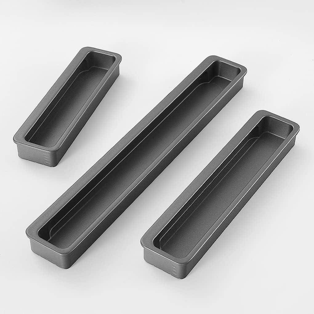 Modern Slotted Recessed Cupboard Handles for Sliding Doors