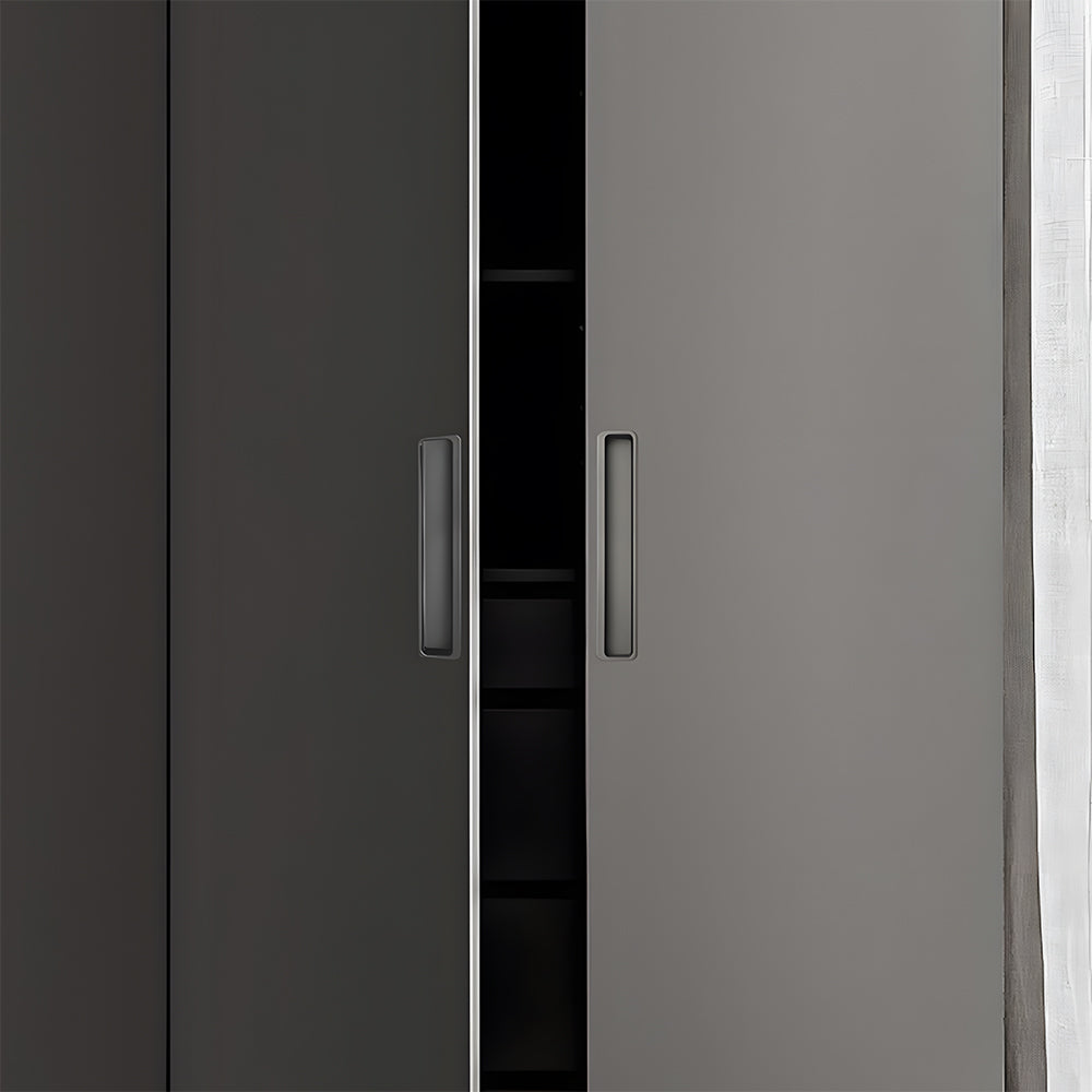 Modern Slotted Recessed Cupboard Handles for Sliding Doors
