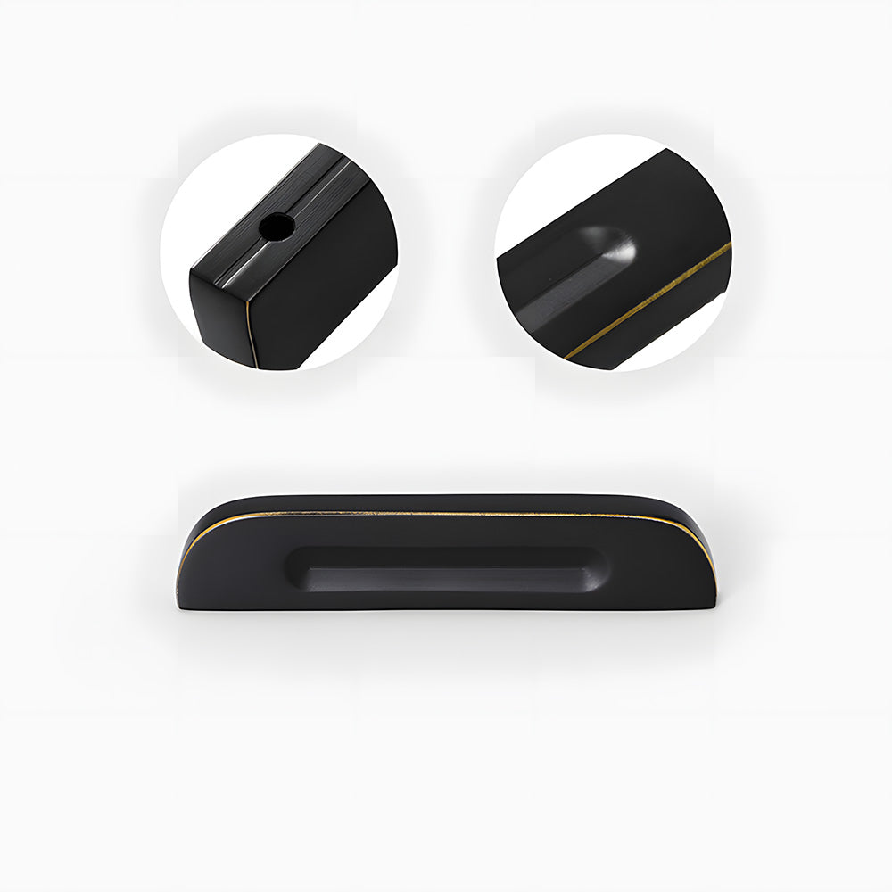 Modern Solid Brass Bar Drawer Handles and Knobs