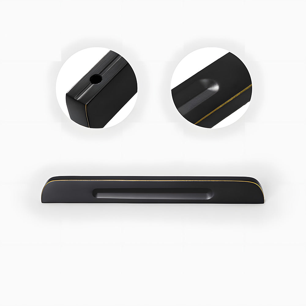 Modern Solid Brass Bar Drawer Handles and Knobs