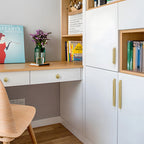 Modern Solid Brass Bar Drawer Handles and Knobs