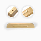 Modern Solid Brass Bar Drawer Handles and Knobs