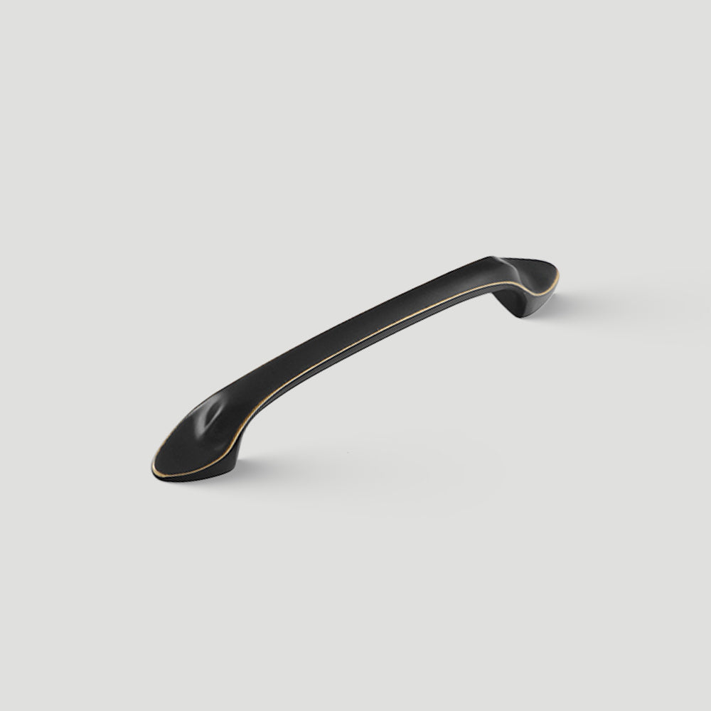 Modern Solid Brass Bow Cupboard Handles and Knobs