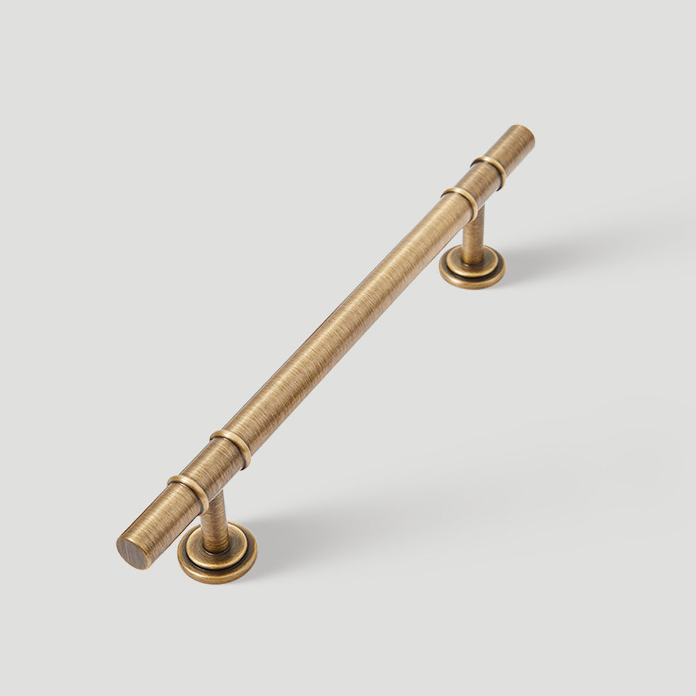 Modern Solid Brass T-Bar Cupboard Handles and Knobs