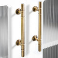 Modern Solid Brass T-Bar Cupboard Handles and Knobs