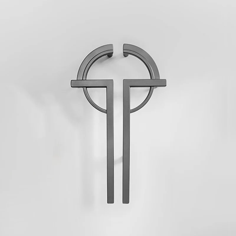 Modern Split-Circle Cupboard Door Handles