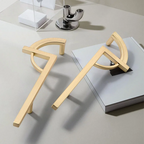 Modern Split-Circle Cupboard Door Handles