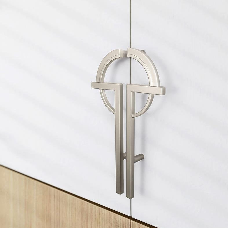Modern Split-Circle Cupboard Door Handles
