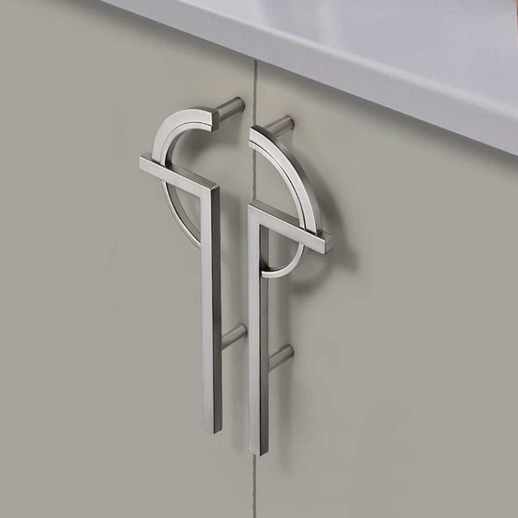 Modern Split-Circle Cupboard Door Handles