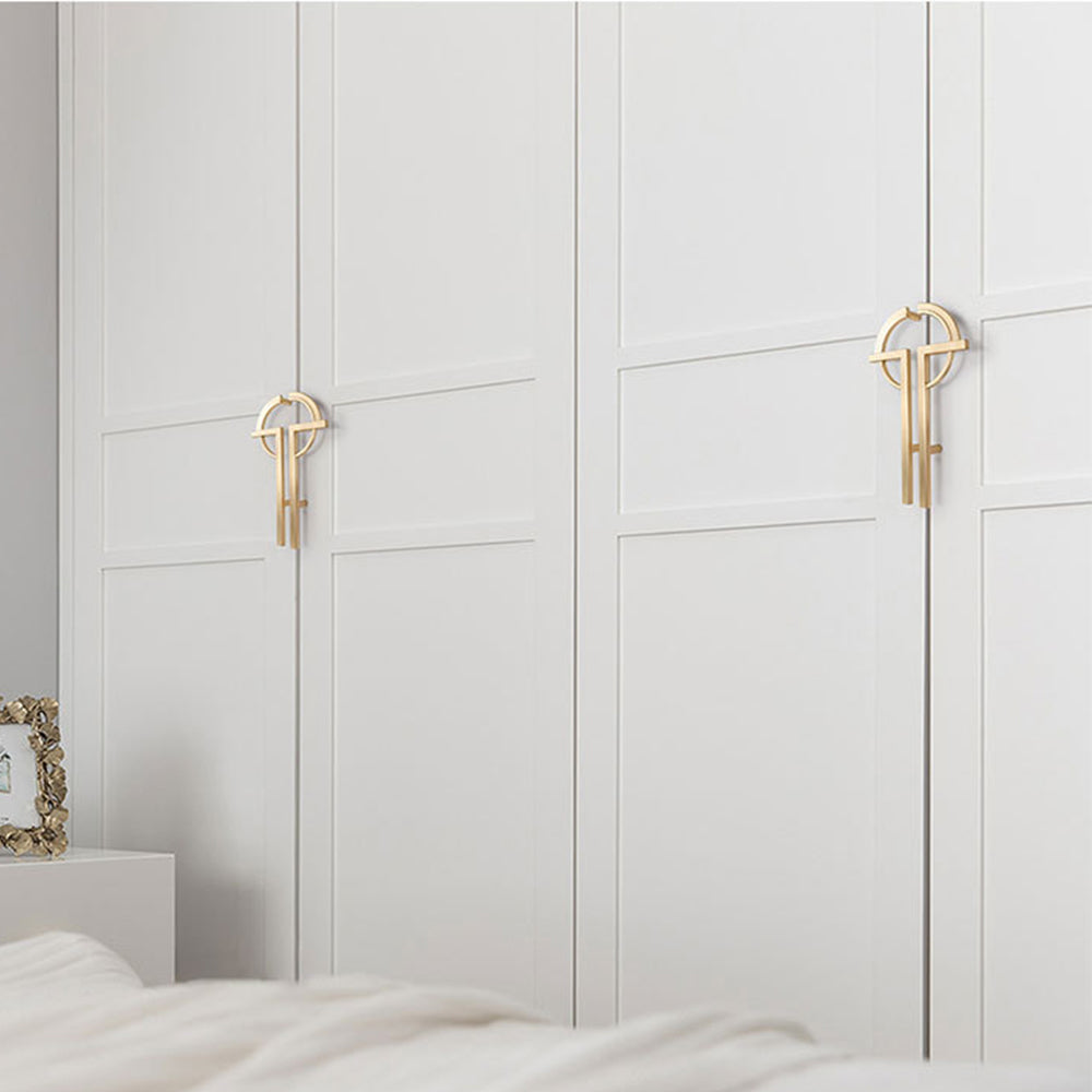 Modern Split-Circle Cupboard Door Handles