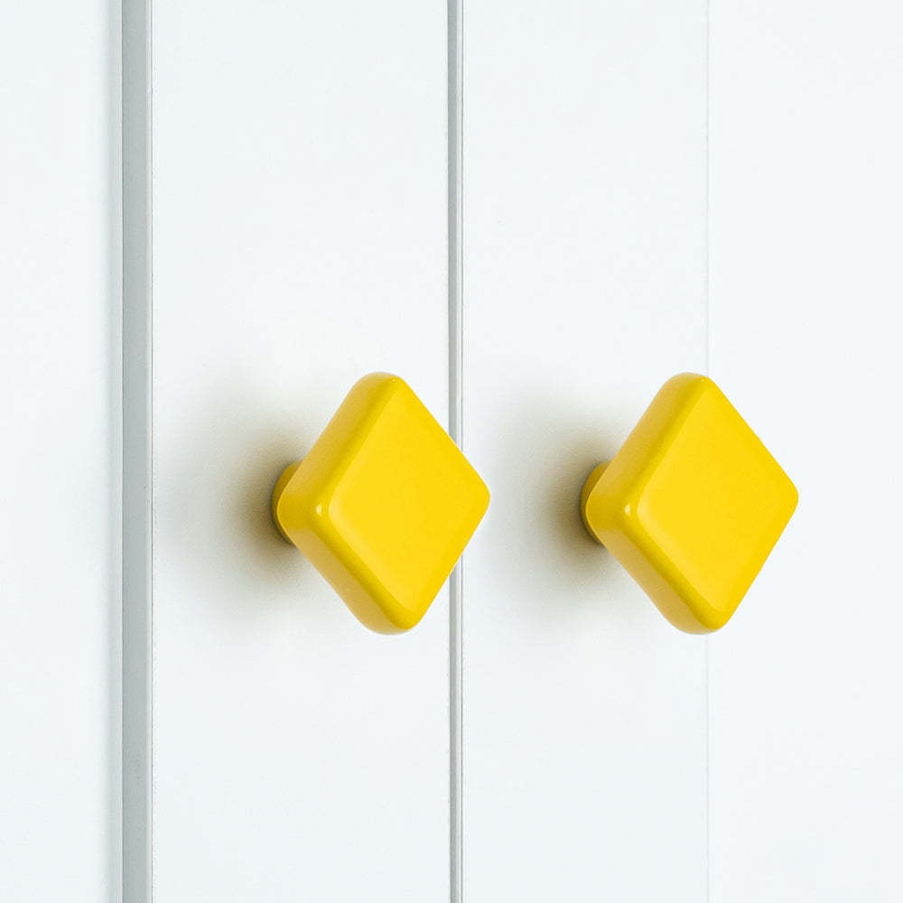 Modern Square Ceramic Cupboard Knobs