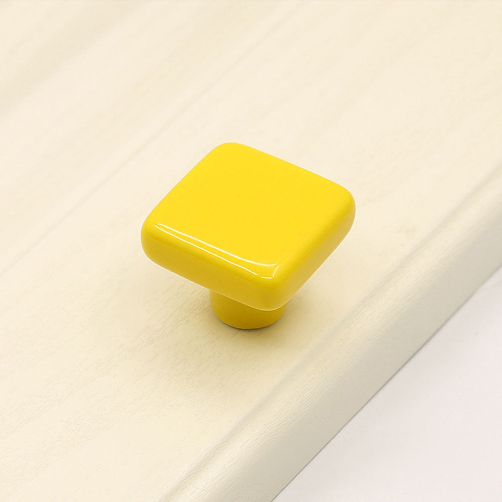 Modern Square Ceramic Cupboard Knobs