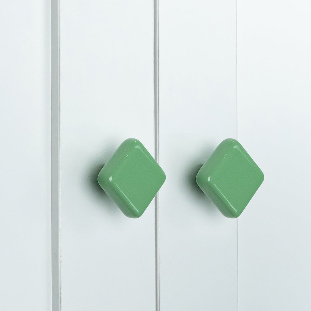 Modern Square Ceramic Cupboard Knobs