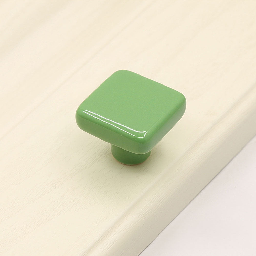 Modern Square Ceramic Cupboard Knobs