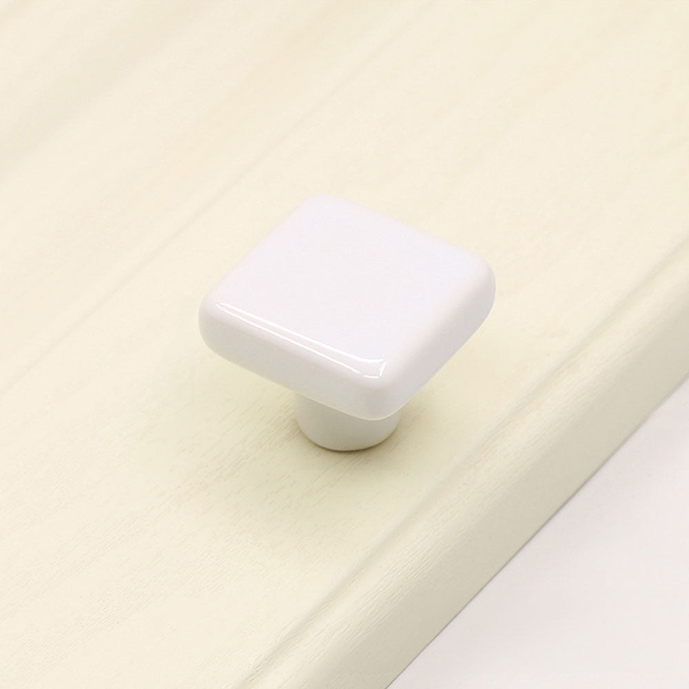 Modern Square Ceramic Cupboard Knobs