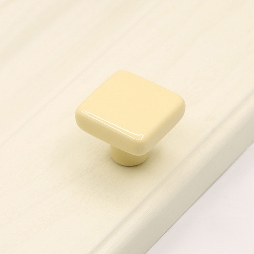 Modern Square Ceramic Cupboard Knobs