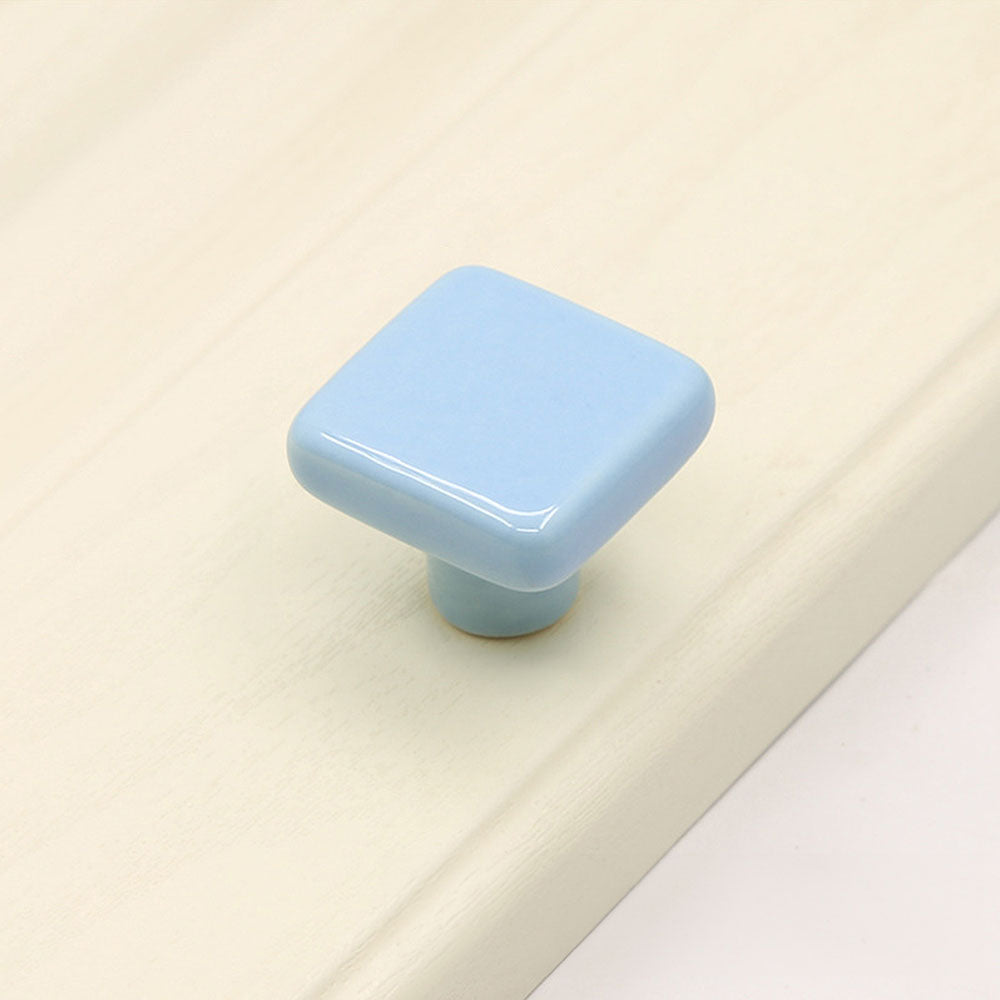 Modern Square Ceramic Cupboard Knobs