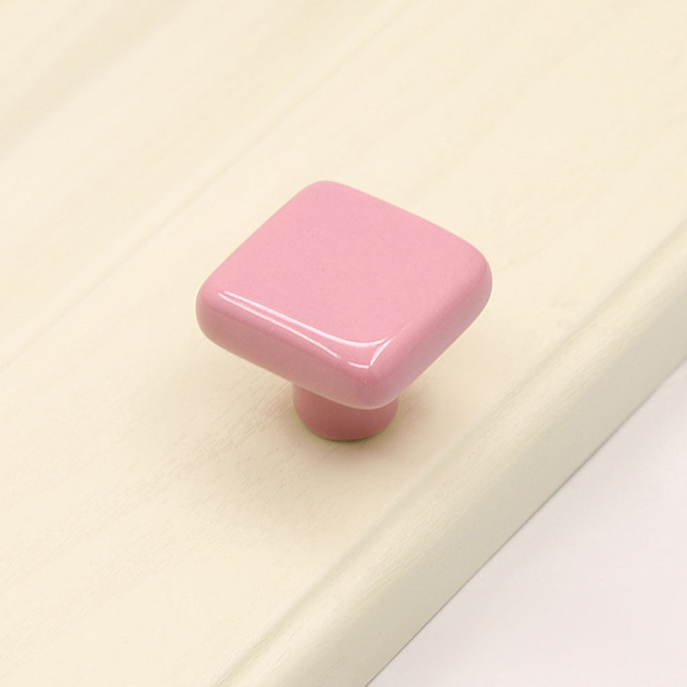 Modern Square Ceramic Cupboard Knobs