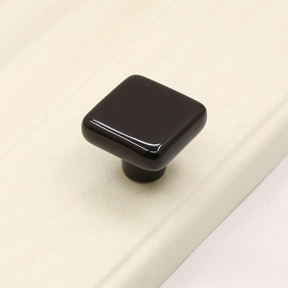Modern Square Ceramic Cupboard Knobs