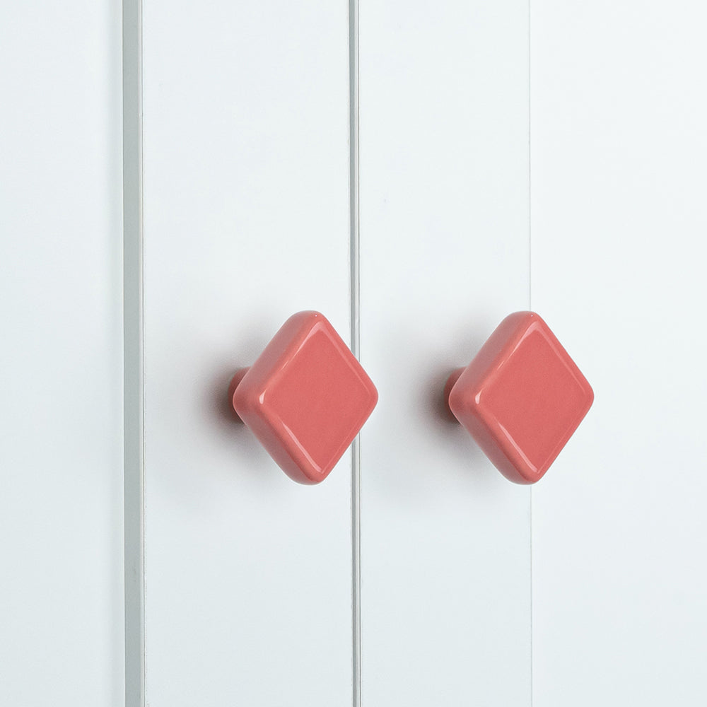 Modern Square Ceramic Cupboard Knobs