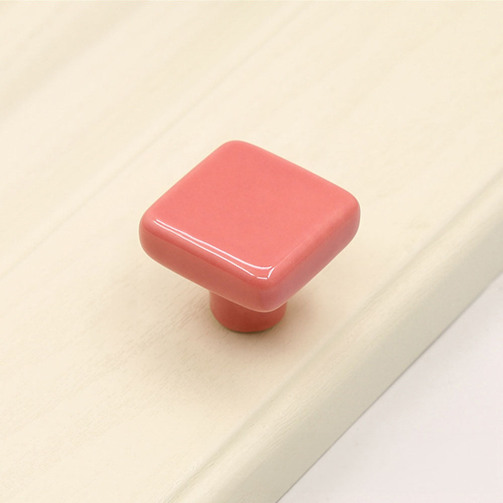Modern Square Ceramic Cupboard Knobs
