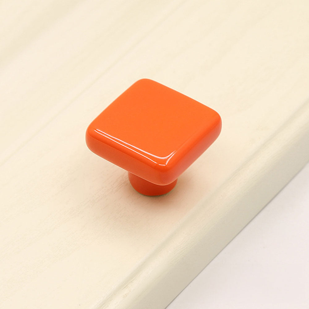 Modern Square Ceramic Cupboard Knobs