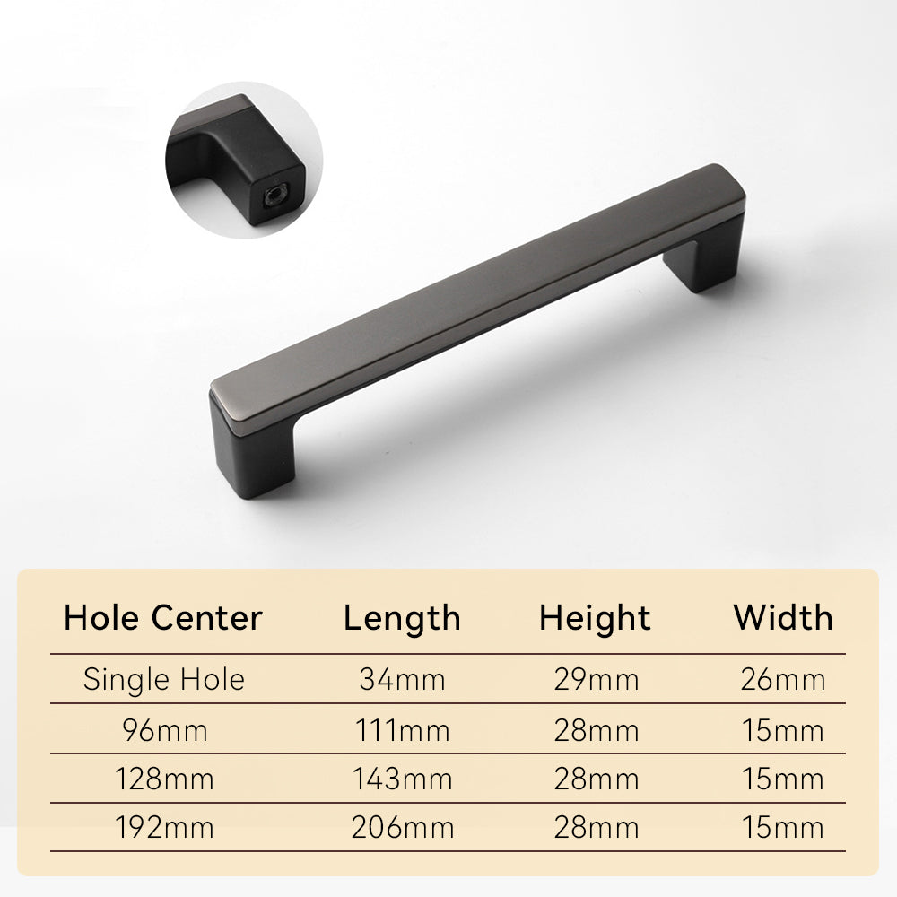 Modern Square Cupboard Handles