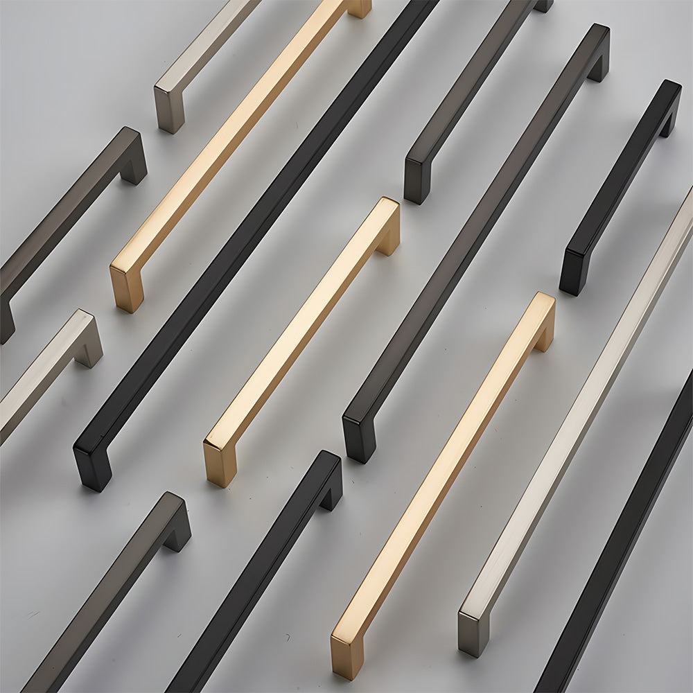 Modern Square Cupboard and Drawer Handles