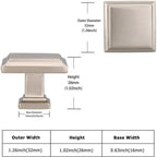 Modern Square Drawer Knobs