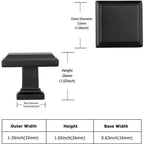 Modern Square Drawer Knobs