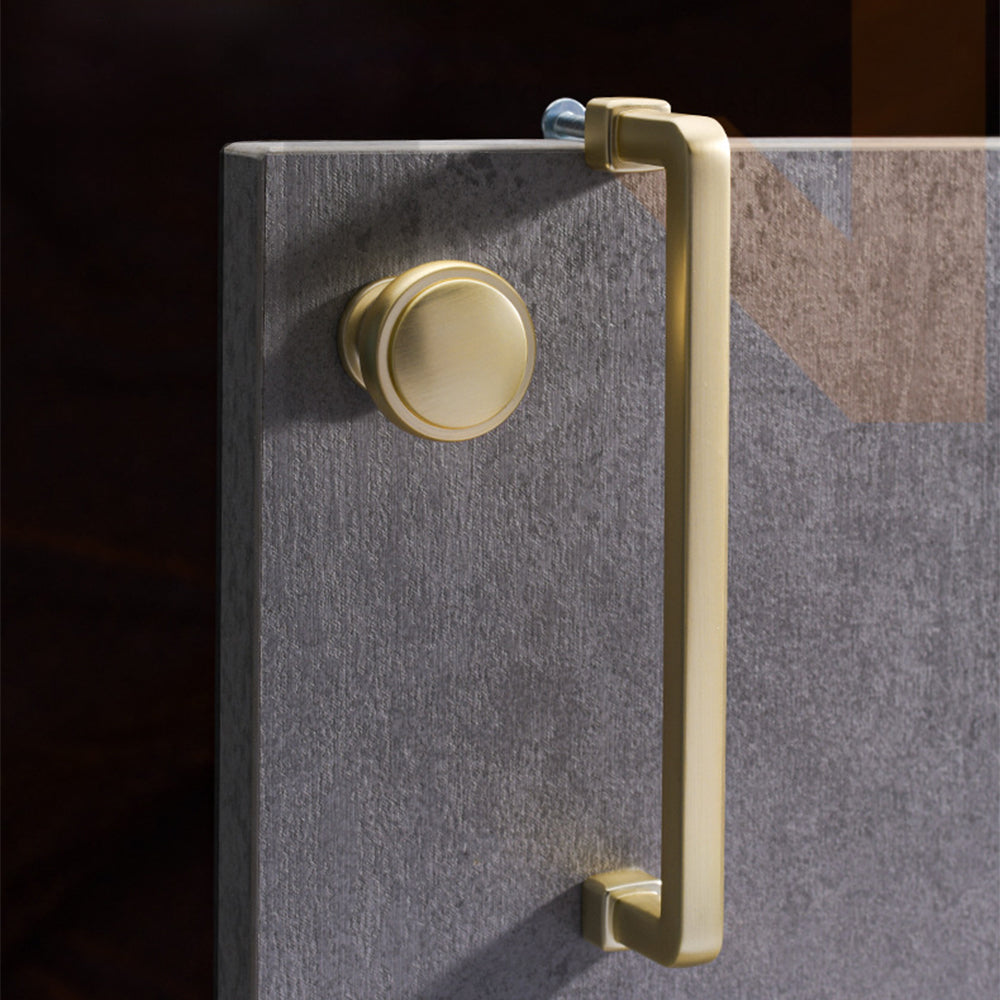 Modern Square-Footed Cupboard D Handles & Knobs