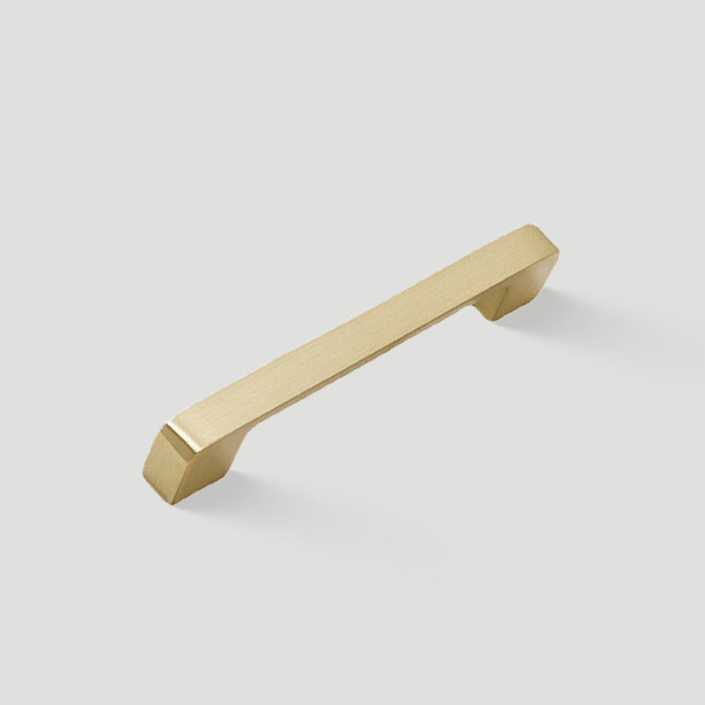 Modern Square Gold Brass Kitchen Cupboard Handles & Knobs