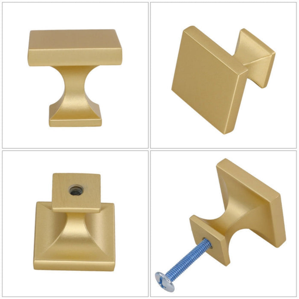Modern Square Kitchen Cupboard Knobs