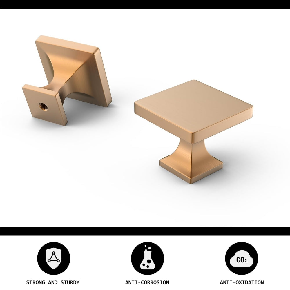 Modern Square Kitchen Cupboard Knobs