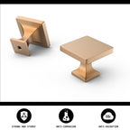 Modern Square Kitchen Cupboard Knobs