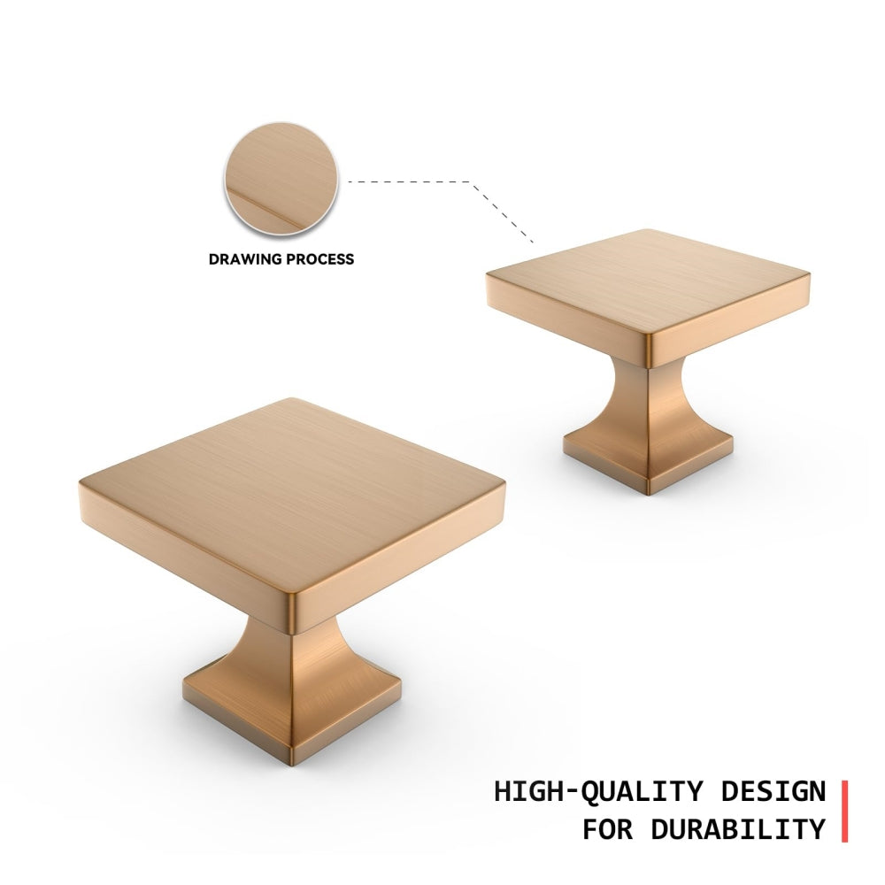 Modern Square Kitchen Cupboard Knobs