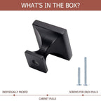 Modern Square Kitchen Cupboard Knobs