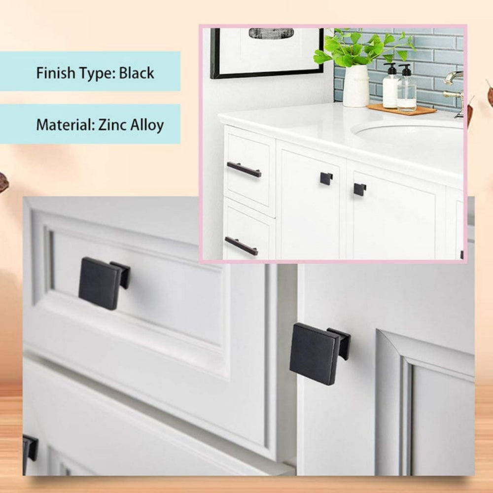 Modern Square Kitchen Cupboard Knobs