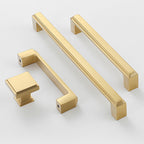 Modern Stepped Rectangular Cupboard Handles & Knobs
