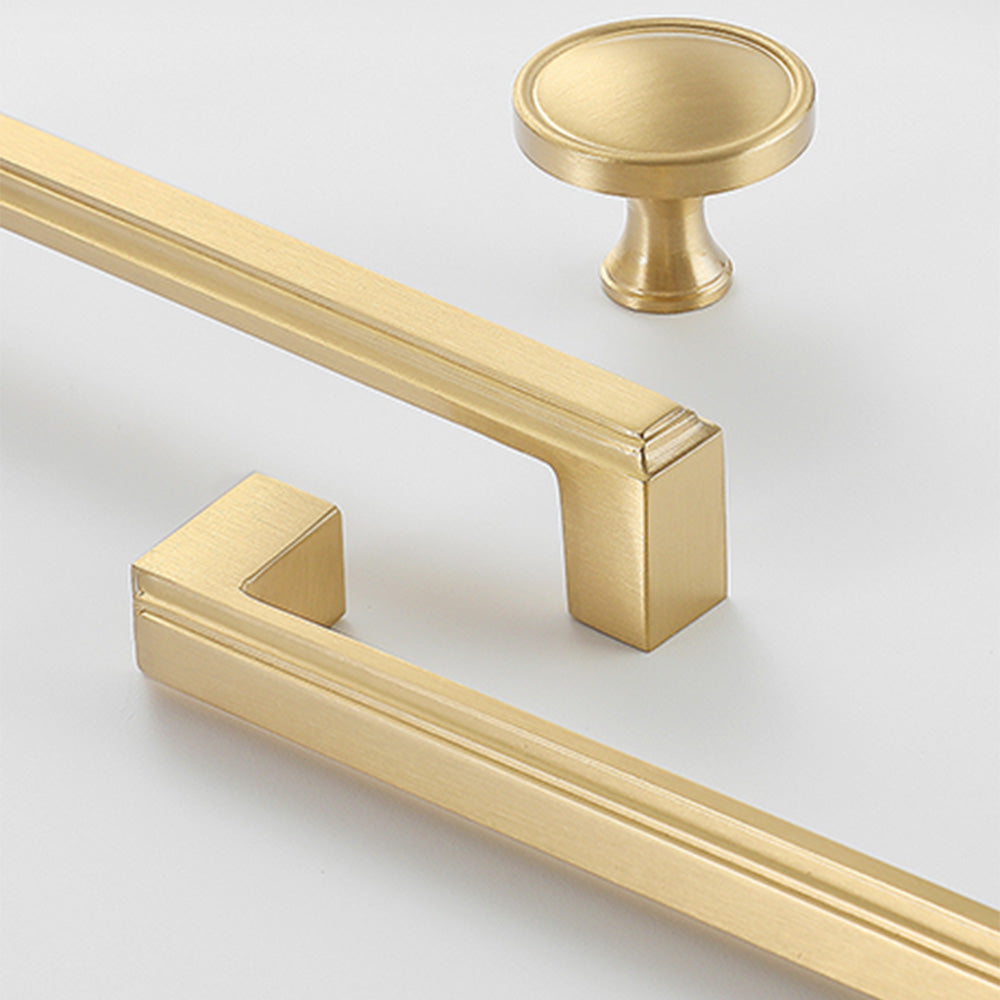 Modern Stepped Rectangular Cupboard Handles & Knobs